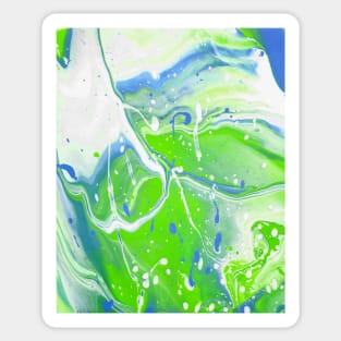 Copy of Cotton Candy - Blue and Lime Variant Sticker